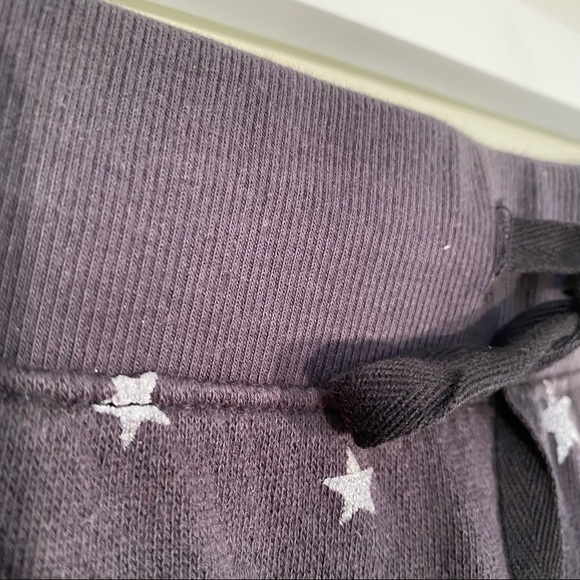 Joie Tendra B sparkle Star & Moon print silver foil joggers S - Picture 6 of 12